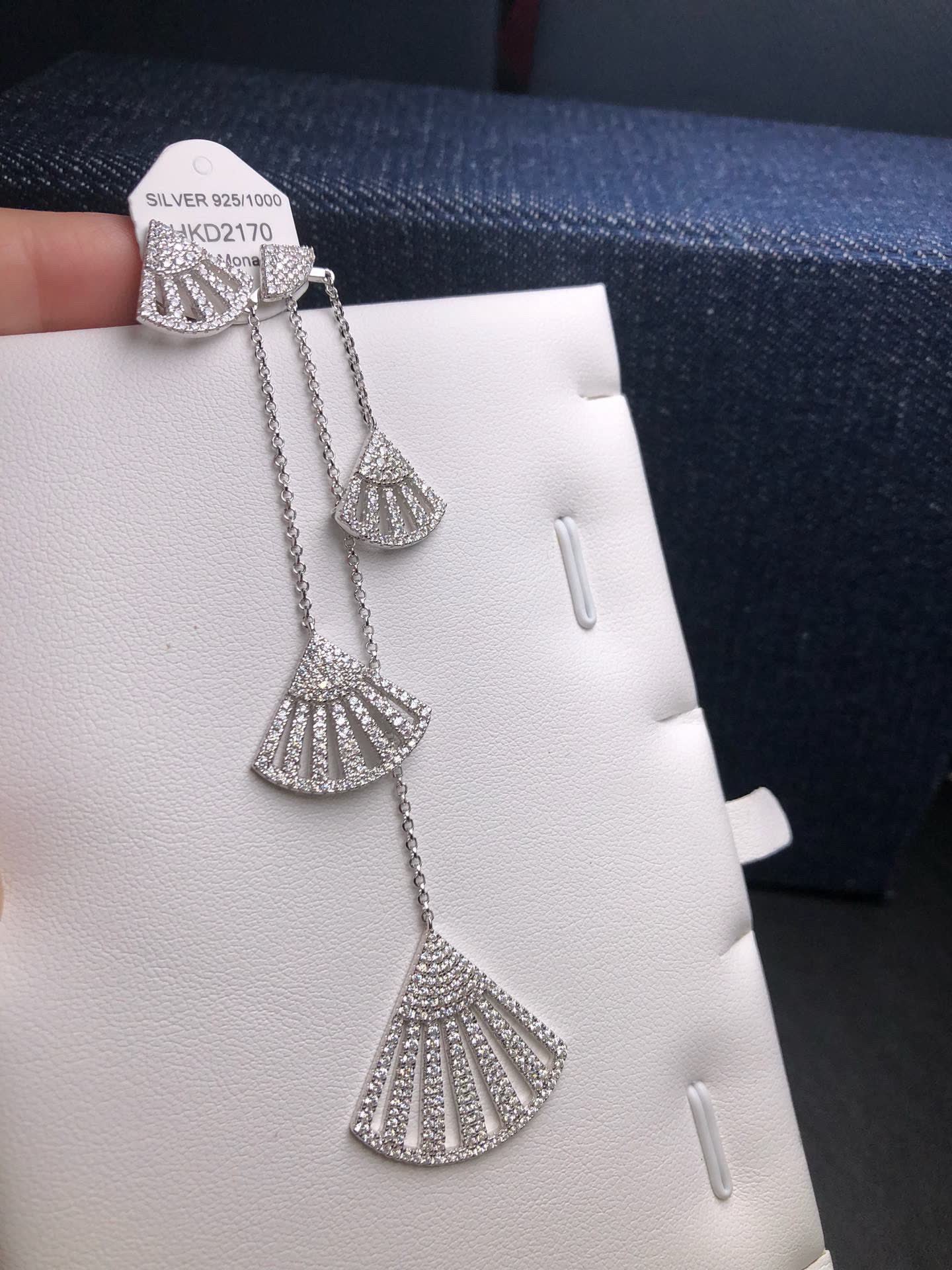 APM Monaco Fan-Shaped Earrings